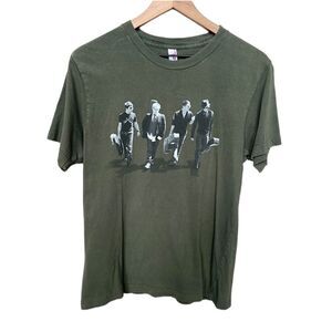 Matchbox Twenty Exile in America 2008 Tour Concert T-Shirt Green Unisex Medium